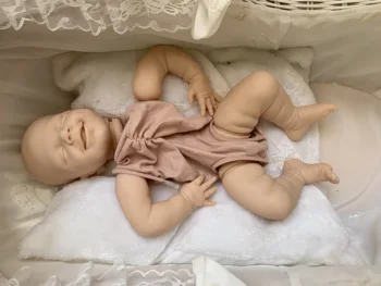 Bebe Renăscut Alimentare cu Papusa Kit Nevopsite Model de Renaștere Copil Mucegai pentru 22inch silicon baby doll accesorii