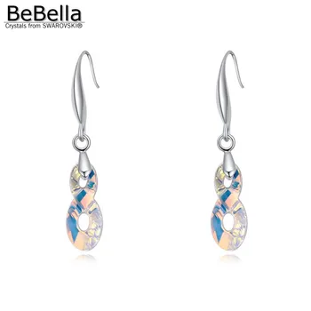 BeBella infinity pandantiv dangler cercei cu Cristale Swarovski de la Elemente originale bijuterii de moda pentru femei fata cadou