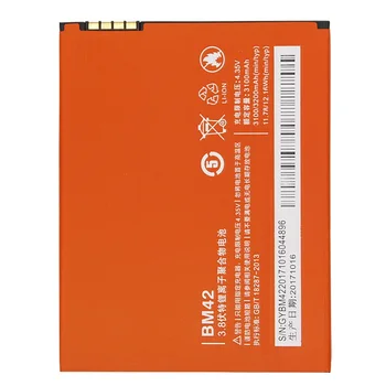 BM42 Telefon Mobil BM42 Baterie Pentru Xiaomi Redmi notă Hongmi Note Orez Roșu NOTA 1 nota 1 Baterie