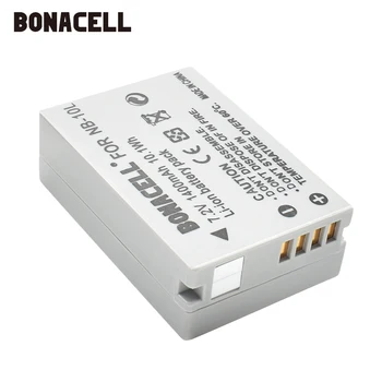 Bonacell 7.2 V 1400mAh NB-10L NB10L NB 10L Baterii pentru Canon G1X G15 G16 SX40HS SX50HS SX60HS SX40 SX50 SX60 HS Bateria L10