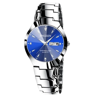 Brand de lux FNGEEN Femei Ceasuri Barbati Ceas Moda Ceas de mână din Oțel Cadou pentru Câteva Ceasuri pentru Iubitorii Relogio Feminino 2020