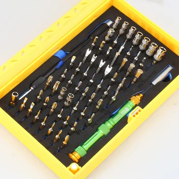 BSTmagnetic bit driver kit 63 in 1 Profesional instrumente de reparare kit Multifunctional de precizie set de surubelnite pentru iPhone,Mac,Laptop