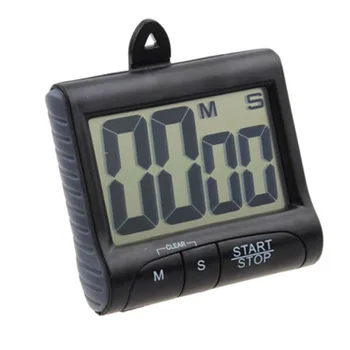 Bucătărie timer ceas Magnet Digital de Bucatarie Conta în Jos Contra Cronometru Bip Ceas Deșteptător Mare LCD Digital Timer Bucătărie 2019