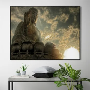 Buddha Fata De Aur Opera De Arta La Vanzare Poster Pictura Pe Perete Camera De Zi Panza Abstract Imagini De Artă Pentru Decor Acasă Nici Un Cadru