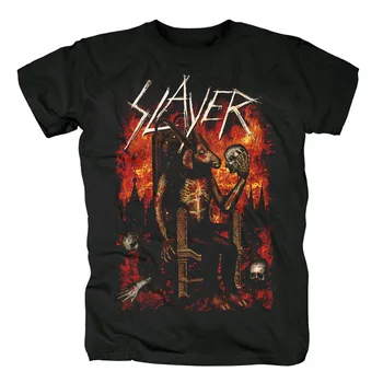 Bumbac Slayer Sud de Rai Album Black metal Mens Metal T-Shirt de Dimensiune Europeană