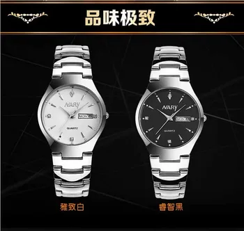 Bărbați de lux Ceasuri de Moda Tungsten-ca de Oțel Data Zi de Cuarț Ceasuri de mana Casual Omul Ceas Relogios Masculino Reloj Hombre