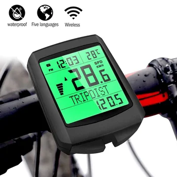 Calculator de biciclete Viteza Wireless Metru Digital Multifuncțional Vitezometru Impermeabil Sport Senzori Bicicleta LED Digital Rata