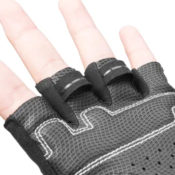 Cald Mănuși pentru Ciclism Jumătate de Deget Respirabil rezistent la Șocuri Sport Mănuși cu un Deget DO2