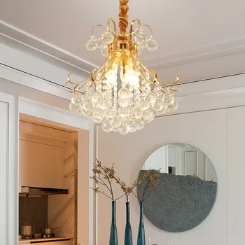 Candelabru din Cristal de lux Living Dormitor bucătărie agățat lămpi decor Iluminat Pandantiv lumina MJ1201