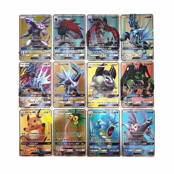 Carduri Pokemon V MAX GX de Vânzare cele mai Bune Copii de Luptă Versiunea în limba engleză Joc de Echipa Tag-ul Stralucitoare Carduri TOMY Carduri Pokemon