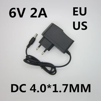 Cea mai bună calitate Adaptor AC/DC DC 6V 2A AC 100-240V Convertor Adaptor 6V2A Încărcător de Alimentare UE Plug DC 4.0*1.7 MM