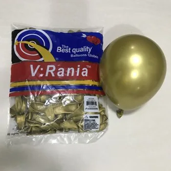 Chorme Metalice, Baloane Nunta Furnizează o tensiune de 5 inch 50pcs Aur, Argint baloane Gonflabile, Bile de Aer Globos Petrecerea de Ziua Decor