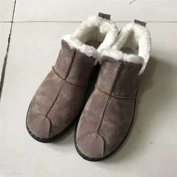 Cizme de iarna pentru Femeie Aluneca pe Femei Pluș, Catifea, Blana, Pantofi Cald Iarna Glezna Snowboots Doamna Cald Cizme de Zapada Scurt Pantofi