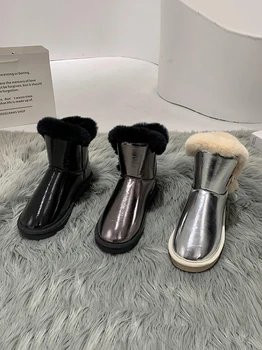 Cizme de zapada ghete femei 2020 noua moda de iarnă casual plus de catifea, rezistent la apa calda non-alunecare pantofi de bumbac