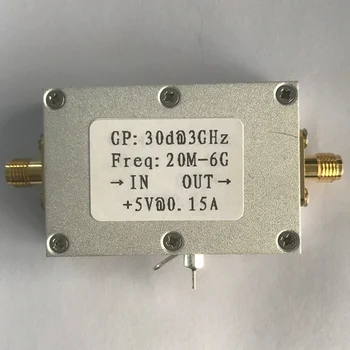 Contor de frecvență RF Amplificator de Zgomot Redus în Bandă largă Obține 30DB LNA 20M-6G Componente Electrice de Frecvență Metru