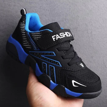 Copii Fete Pantofi Sport Running Sneaker 2018 Primavara Toamna Pentru Copii Plasă De Piele În Aer Liber Copilul Adidasi Casual Adolescente Formatori