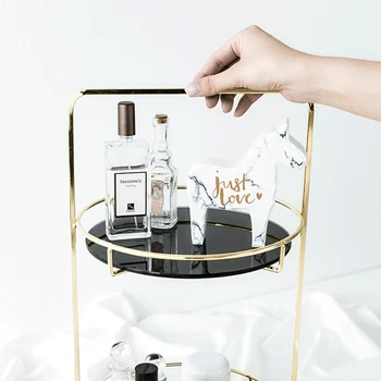 Cosmetice De Lux Raft De Depozitare Roti Machiaj Organizator Parfum Desktop Display Stand Baie Masă De Toaletă Raft Nouă Listă