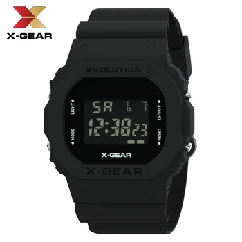 Cronograf Numărătoarea inversă Ceas Digital Pentru Bărbați Moda Sport în aer liber, Ceas de mână pentru Bărbați Ceas cu Alarmă Ceas rezistent la apa de Sus Marca X-GEAR