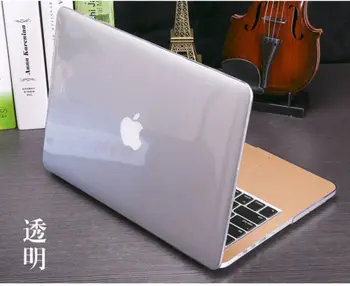 Crystal clear greu Acoperi Caz+keyboard cover Pentru Apple Macbook Air Pro Retina Atinge Bar 11 12 13 15 16 inch laptop Protector