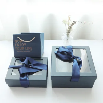 Cutie de cadou transparenta high-end nunta petrecere de ziua Îndrăgostiților, ziua de suveniruri cutie de cadou parcelă decor consumabile ambalare cadou