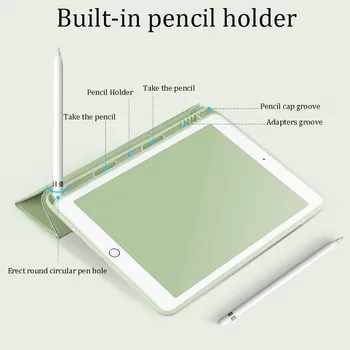 De caz Pentru iPad Pro 11 2020 Cu Suport Creion pentru Pro 11 2020 Caz Silicon Magnetic Stand Piele PU de Acoperire Capa de Somn/Wake Auto
