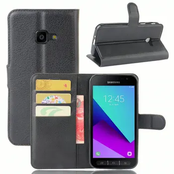 De lux Piele Flip Cover pentru Samsung Galaxy Xcover 4s G398F G398 Xcover 4 G390F G390 Telefon de Portofel Caz cu Stand