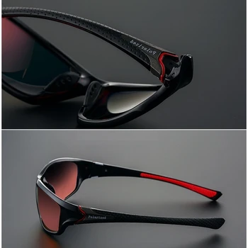 De lux Polarizat ochelari de Soare Sport Barbati Femei Călătorie de Pescuit Ochelari de Soare de Conducere de Epocă pentru Bărbați Ochelari de sex Masculin Nuante de Negru UV400