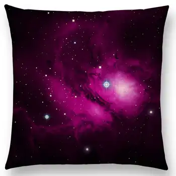 De Vânzare La Cald Frumoasa Cerul De Noapte Superba Nebuloasă Galaxie Colorate Univers Misterios Față De Pernă Masina Decor Canapea Pernă Caz