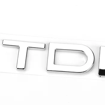 De înaltă Calitate Chrome 2.0 TDI Autocolant Auto Fender Decal Trim Insigna Emblema de Aluminiu