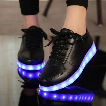 Dimensiunea 27-41 CONDUS Pantofi USB Copii Adidași Stralucitoare cu Pantofi de Lumină Luminos Adidași pentru Fete Baieti Copil Krasovki cu Iluminare din spate