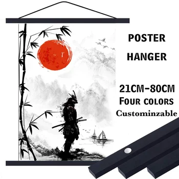 Din lemn Magnetic Cadru Poster Hanger Agățat Kit Pentru Fotografie Fotografie de Arta Panza Pictura opera de Arta Decor Acasă 21-80cm A2 A3 Personalizat