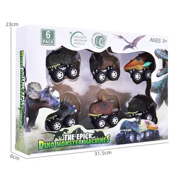 Dinozaur Jucării Clockwork Trage Înapoi Masini Dino Model Animal Vehicule Camion Hobby Educative Pentru Copii Jucarii Pentru Baieti