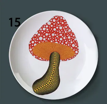 Dovleac Decorativ Agățat Placă stil Japonez Ceramice Colorate, fel de Mâncare pentru Acasă Decor Casa Fundal Expoziție Birou de Afișare