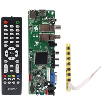 DVB-S2, DVB-T2 Semnal Digital ATV Arțar Driver LCD Telecomanda Bord Lansator Universal Dual USB QT526C cu 7 Cheie