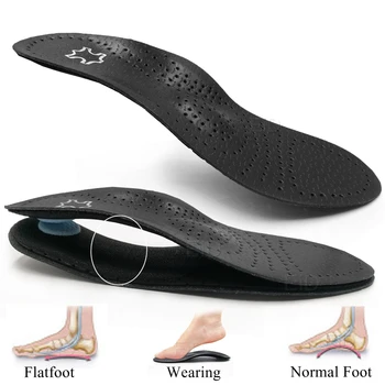 EiD Piele de Înaltă calitate ortezare branț pentru Picioare Plate Suport Arc pantofi ortopedici unic Tălpi de picioare bărbați și femei OX Picior