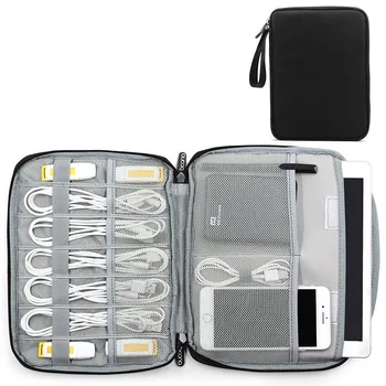 Electronice portabile Casti Cazul Fire Incarcator Digital USB Gadget Bag Cablul Încărcătorului Organizer cu Fermoar Husă de Depozitare Accesorii
