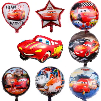 En-gros de Masini Baloane Folie 50 buc Desene animate Disney Cars Globos Portabile Balon cu Aer Happy Birthday Party, Decoratiuni Copii, Jucarii