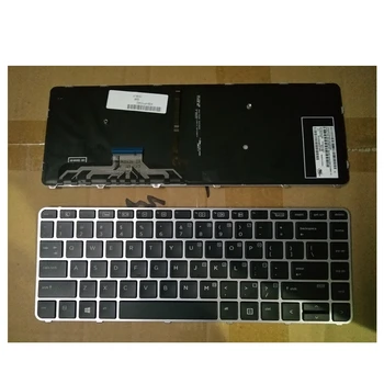 Engleză Tastatura Laptop pentru HP pentru EliteBook Folio 1040 tastatura G3 NE argint