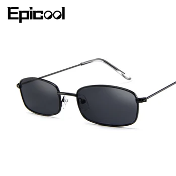 Epicool Oglindă Street Beat ochelari de Soare Femei/Barbati de Brand Designer de Epocă Pătrat Cadru din Aliaj de Ochelari UV400 Oculos Gafas De Sol