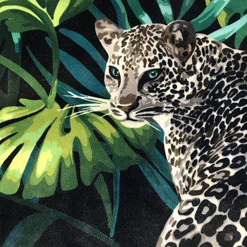 ESSIE ACASĂ Tropicale Model Animal Snow Leopard Print Digital de Catifea față de Pernă față de Pernă Pentru Camera de zi