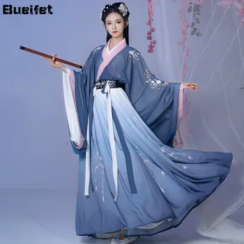 Femeile Hanfu Antice Chineze Tang Dynasty Printesa De Dans Costum De Zână Rochie Tradițională Hanfu Eleganta Oriental Dans Popular Purta