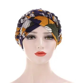 Femeile musulmane Panglica de Matase Pre legat Turban Pălărie Văl Cancer Chimioterapie Beanie Cap Hijab articole pentru acoperirea capului Folie de Cap Accesorii de Par