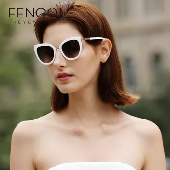 FENCHI Epocă ochelari de Soare Femei Cat Eye Designer de Brand de Lux, Femei Sexy Conducere Ochelari de Soare oculos de sol feminino lunetele