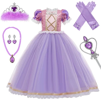 Fetița Princess Dress Up Copii Cosplay Costum Copii Halloween Fancy Rochii Pentru Fete Haine De Nunta Set