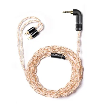 FiiO LC-RE Tri-Metalic Swappable, plug cablu căști MMCX / 0.78 mm Include 3 mufe de 3,5 mm la 2,5 mm echilibrat 4.4 mm Echilibrat