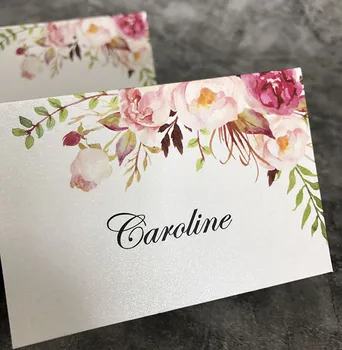 Florale Loc Ori Card pentru Nunta