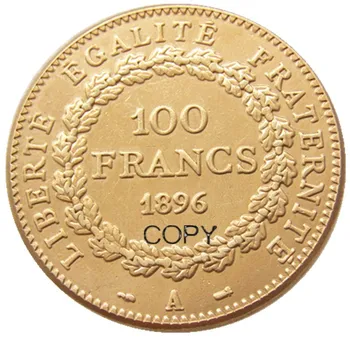 Franța 1878 - 1906 18 Ani Disponibile 100 De Franci Aur Placat Cu Copia Decora Monede