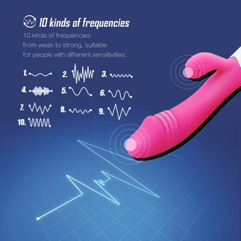 G Spot Vibrator Rabbit Vibrator 30 De Moduri de Vibrare Dual Vibe Vagin, Clitoris Masaj Erotic pentru Adulti Jucarii Sexuale pentru Femei ZD0110/ZD0108