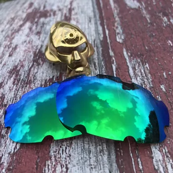 Glintbay Precise-Fit Polarizat Lentile de Înlocuire pentru Oakley Split Jacket Ventilat ochelari de soare - Verde Smarald Oglindă