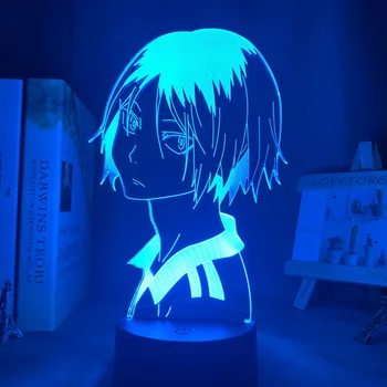 Haikyu!! Led Lumina de Noapte Anime Kozume Kenma Lampa 3d pentru dormitor desene animate lumina de noapte pentru copii ziua de nastere cadou de desene animate lampa